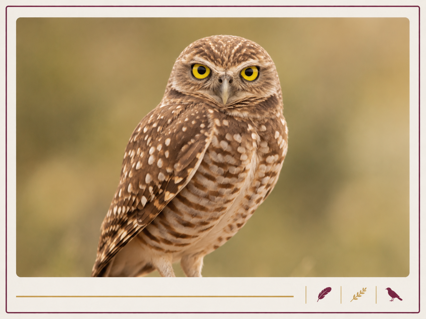 Oberon the Burrowing Owl